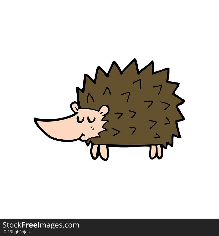 cartoon hedgehog