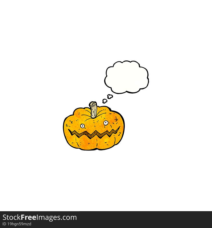 cartoon halloween pumpkin