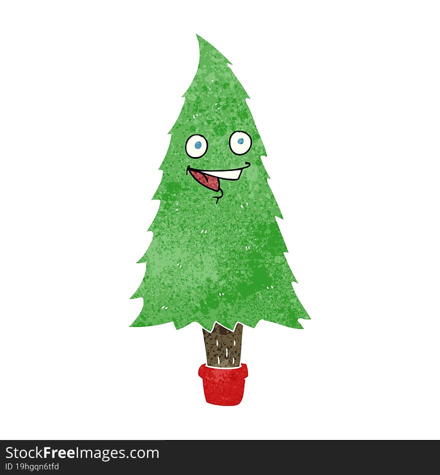 cartoon christmas tree