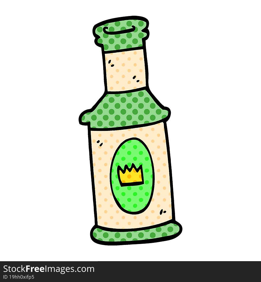 cartoon doodle alcoholic drink