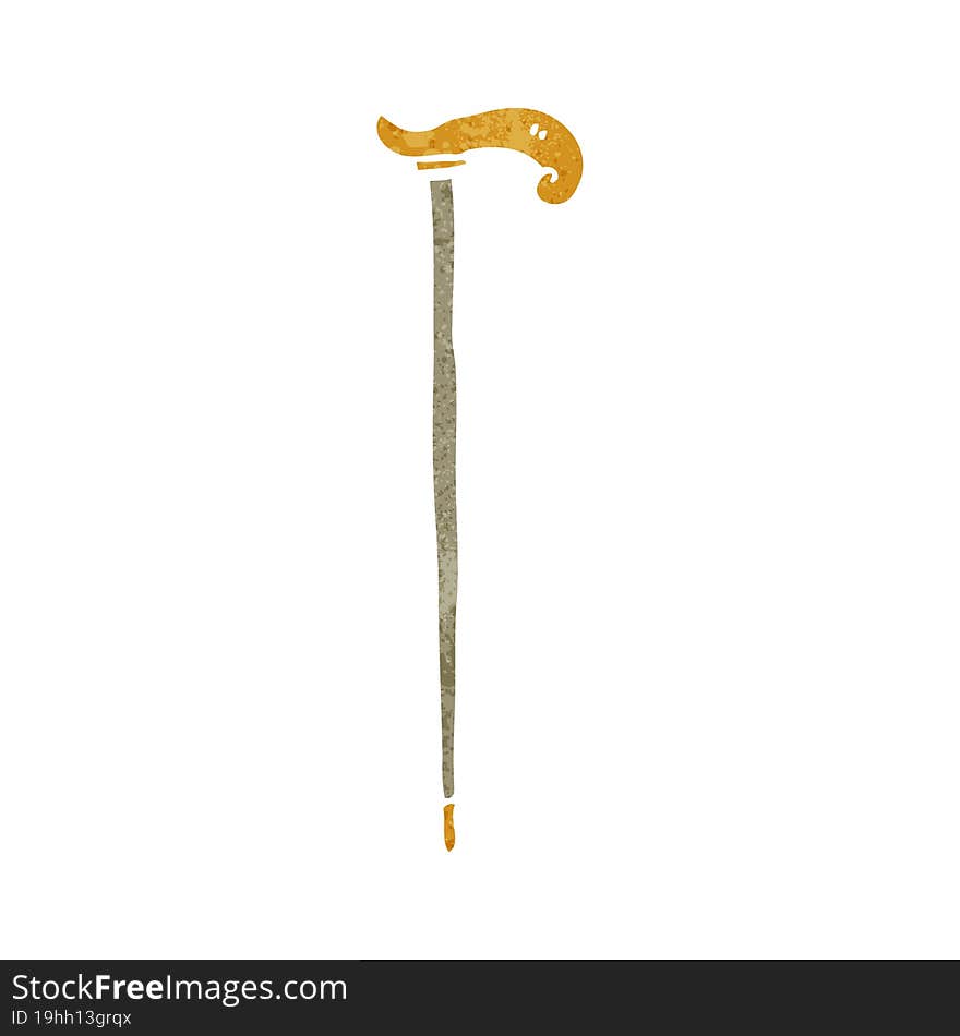 cartoon walking stick