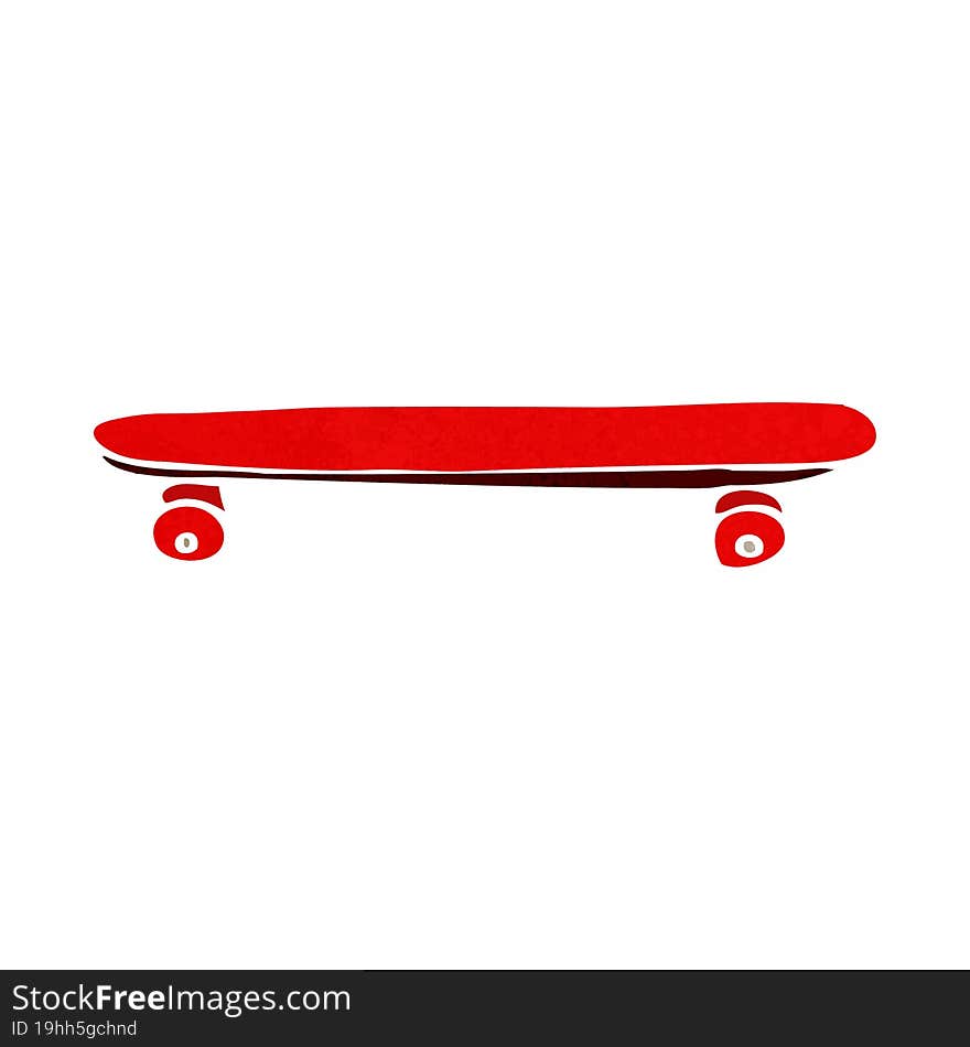 cartoon skateboard