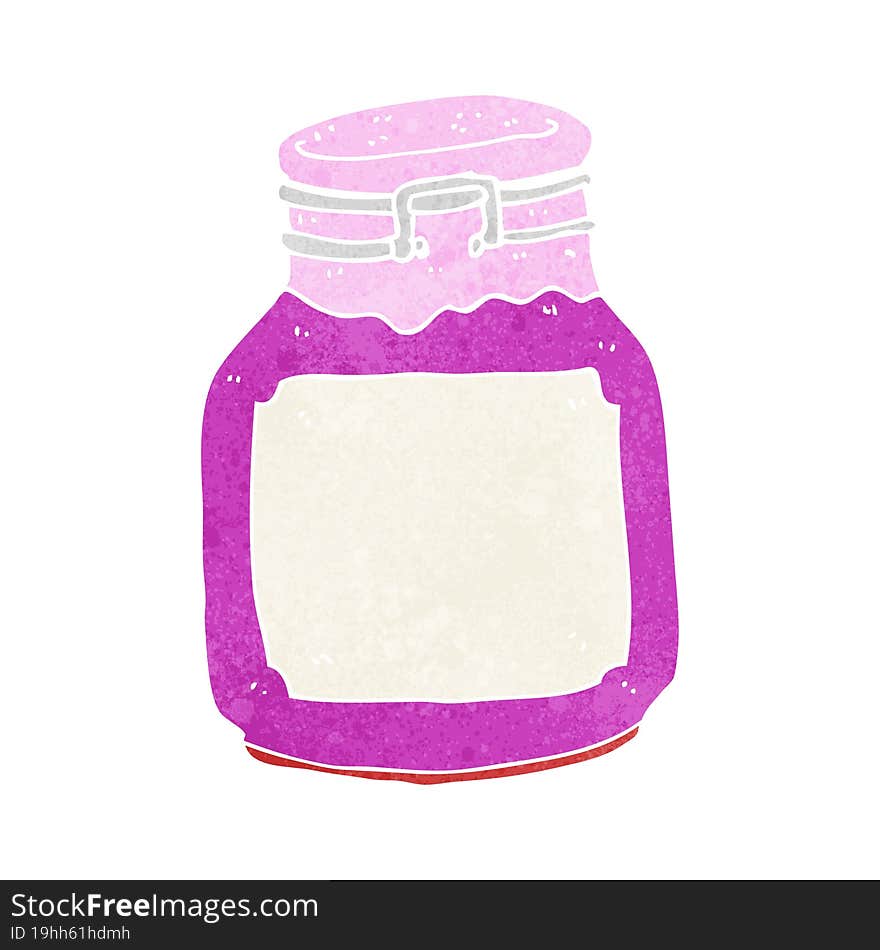 Cartoon Kitchen Jar