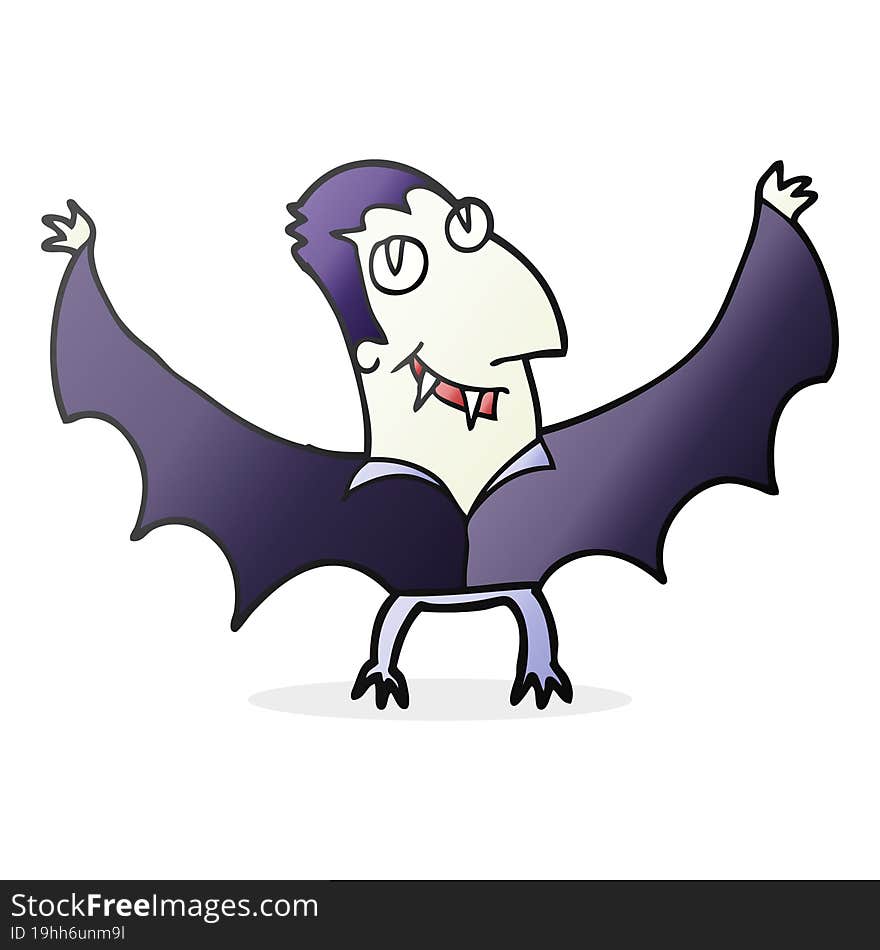 cartoon vampire