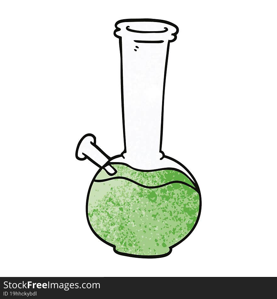 cartoon doodle bong