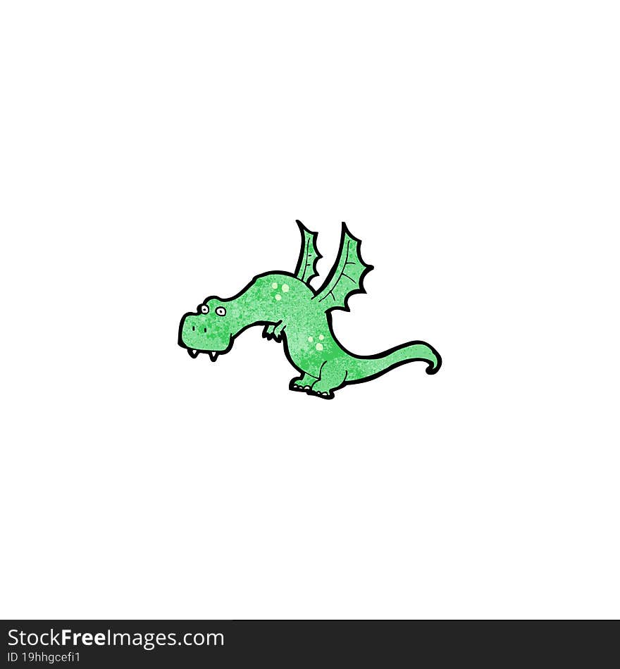 Cartoon Funny Dragon