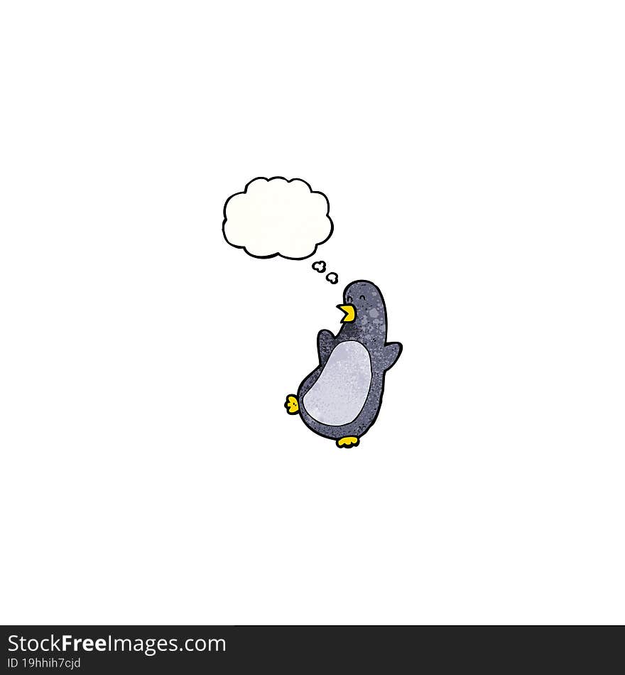 cartoon penguin