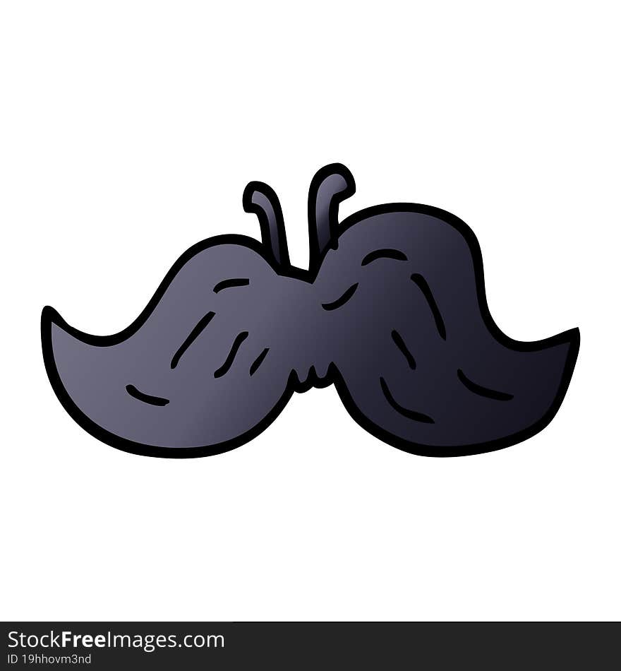 Cartoon Doodle Mustache