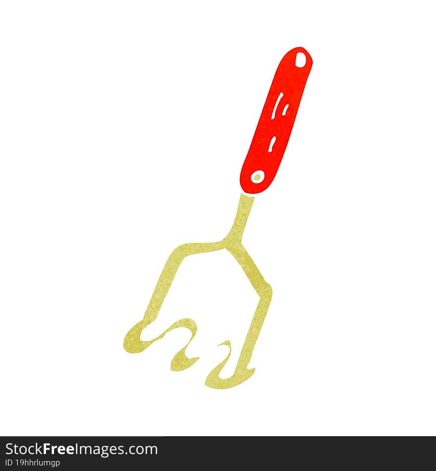 cartoon potato masher