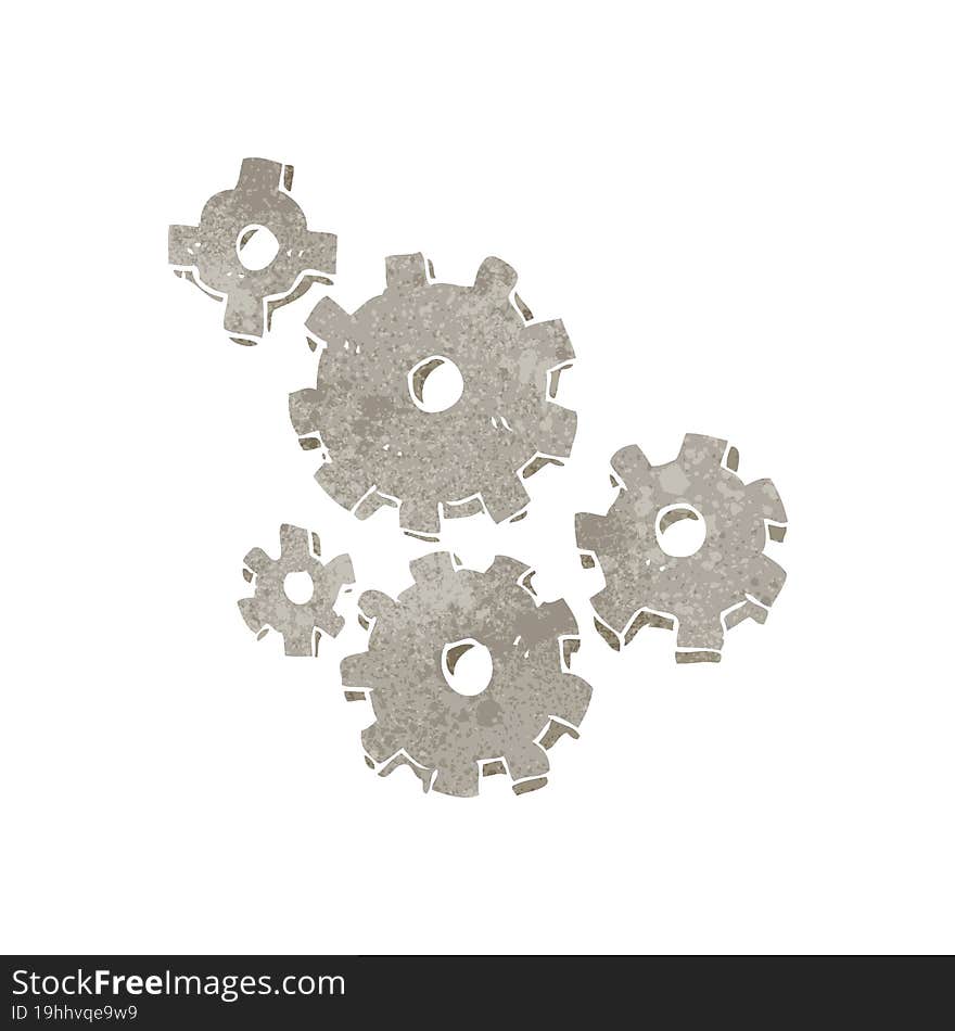 Cartoon Cogs And Gears