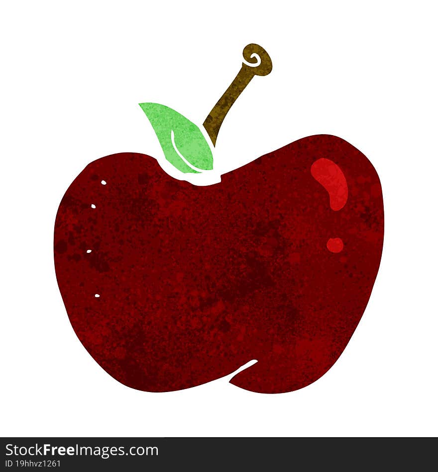 cartoon apple