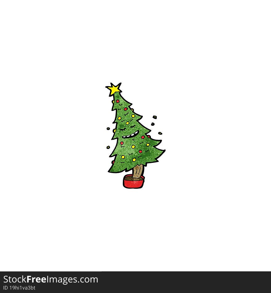 Cartoon Christmas Tree