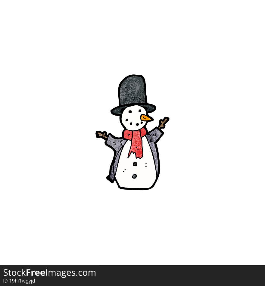 traditional snowman