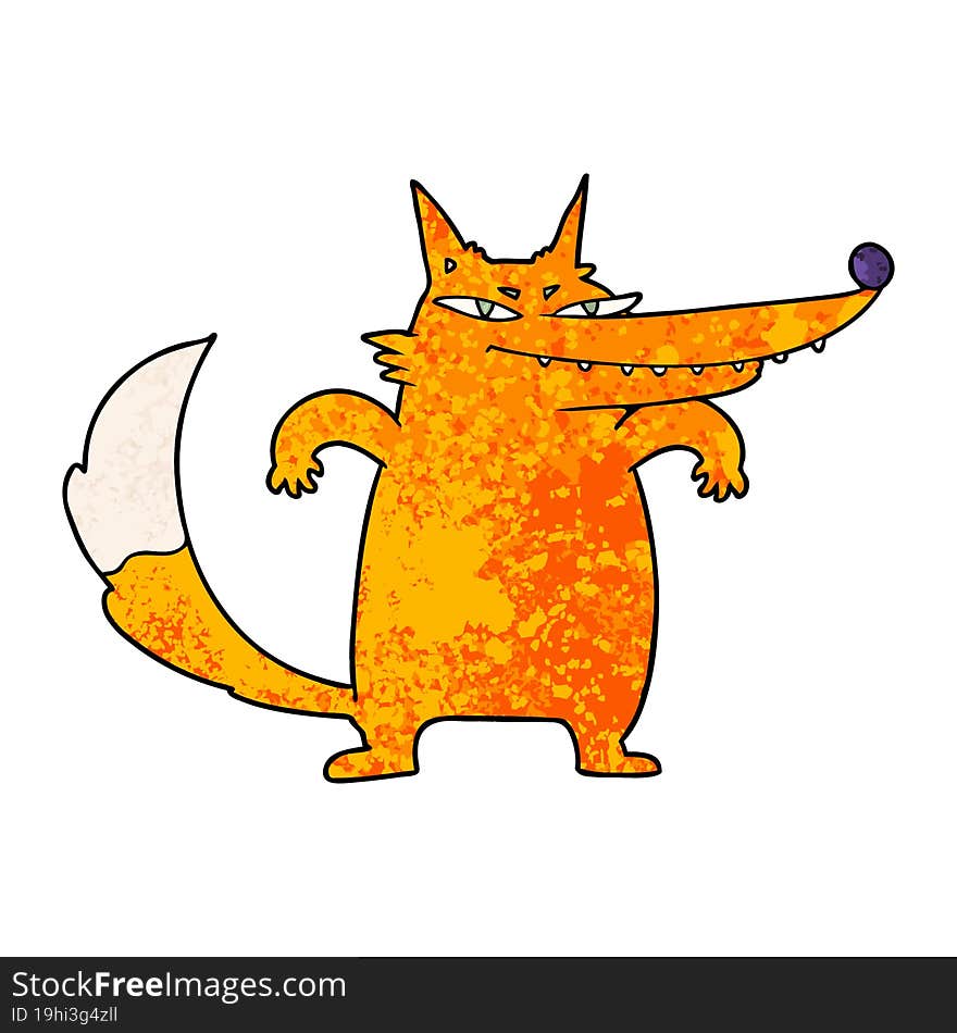 fat fox cartoon character. fat fox cartoon character