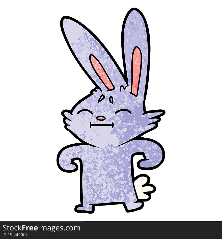 cartoon rabbit. cartoon rabbit