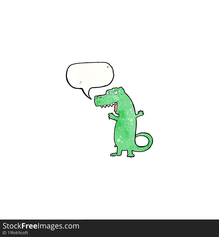 cartoon friendly dinosaur