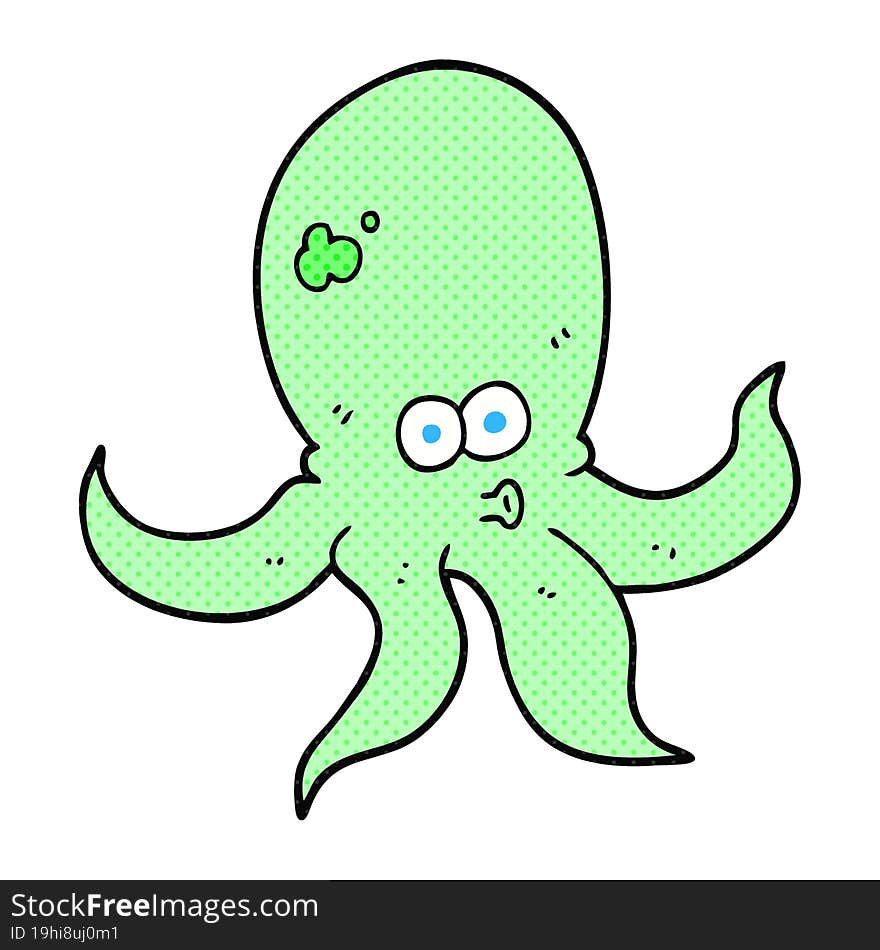 cartoon octopus