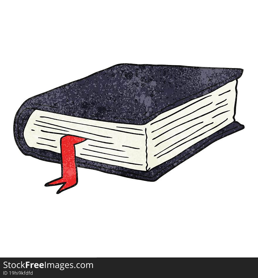 Textured Cartoon Thick Book