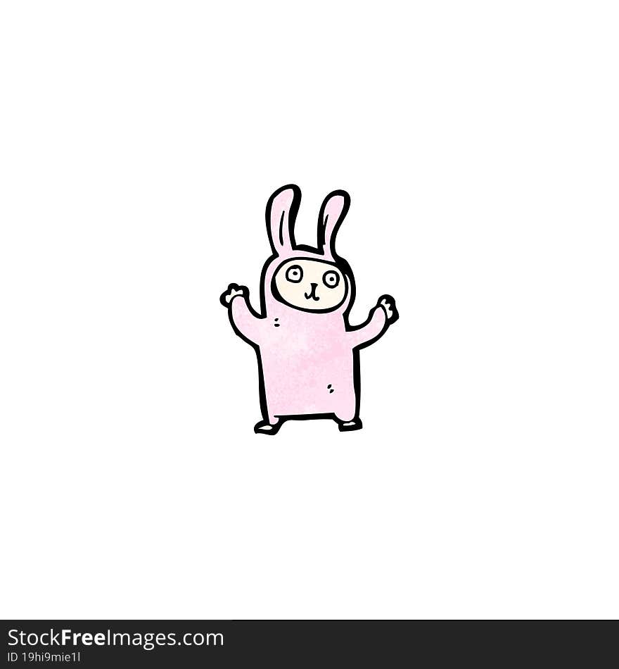 cartoon rabbit costume