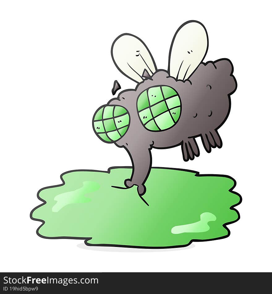 cartoon gross fly