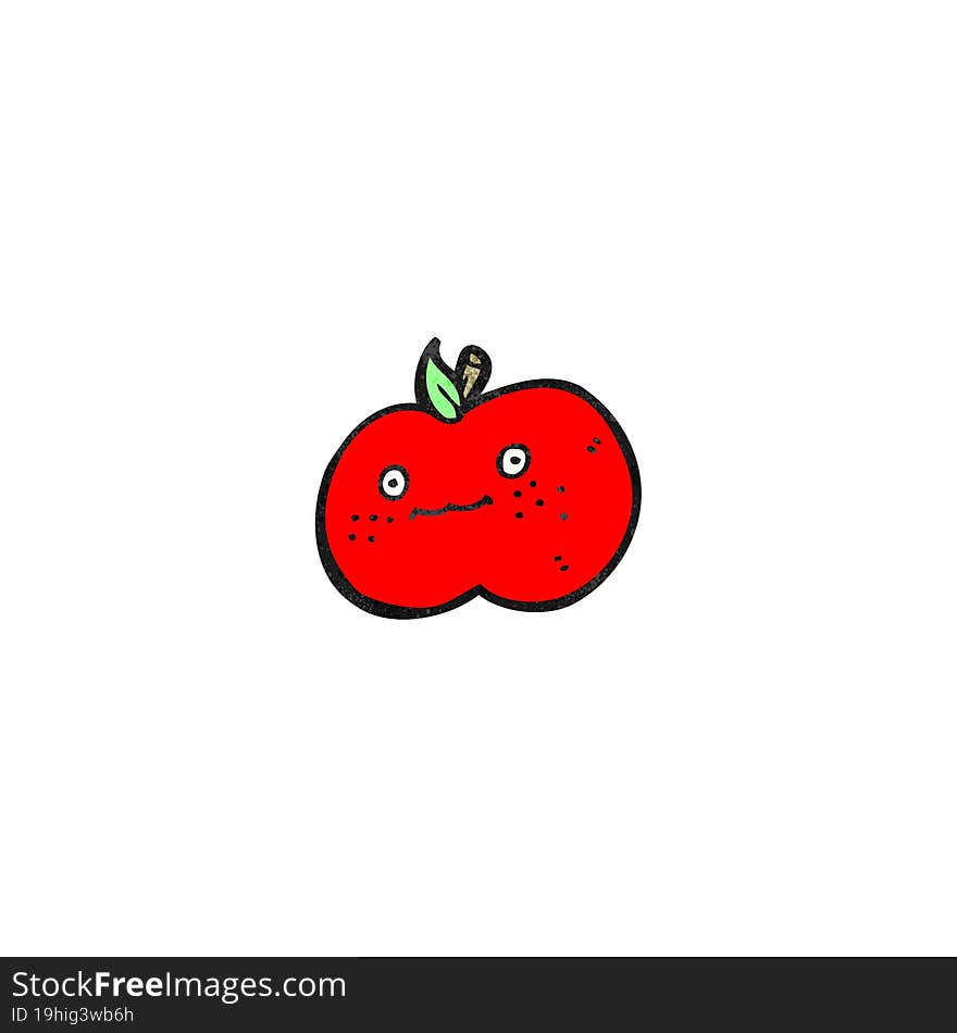 cartoon apple