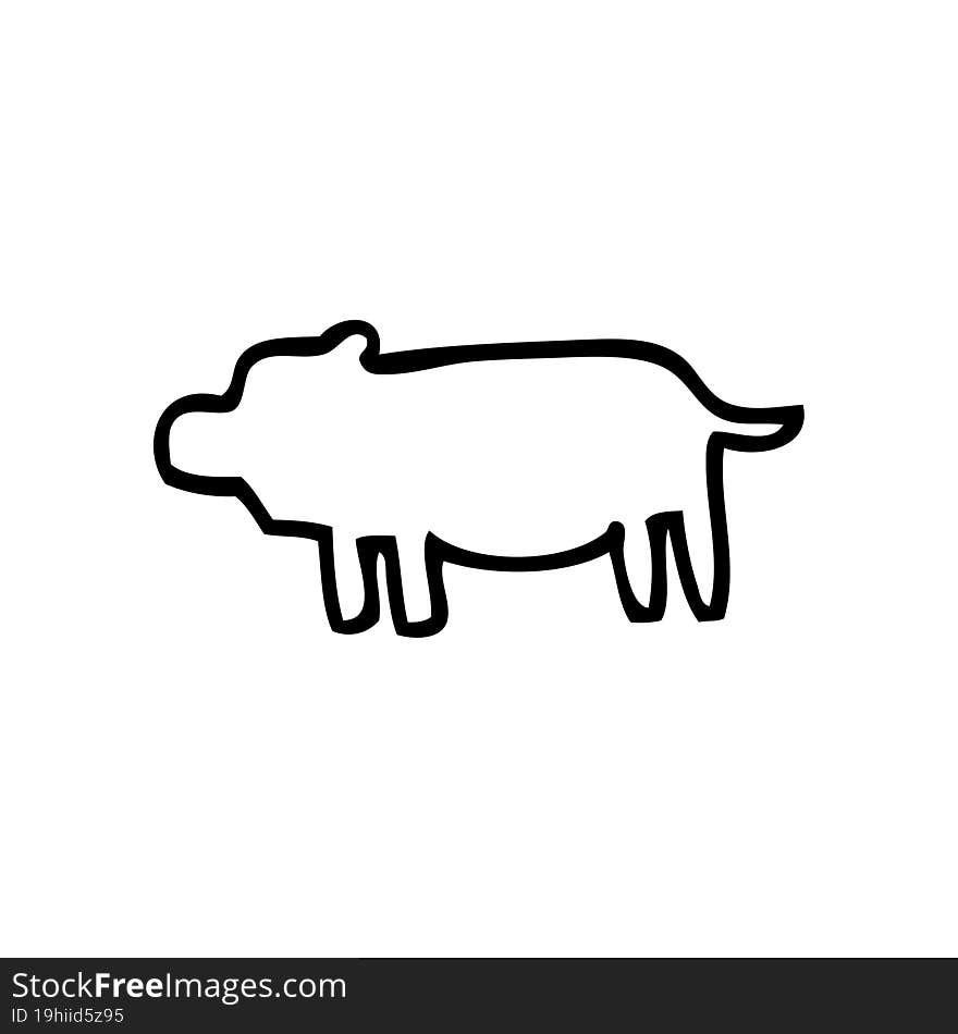 cartoon animal symbol