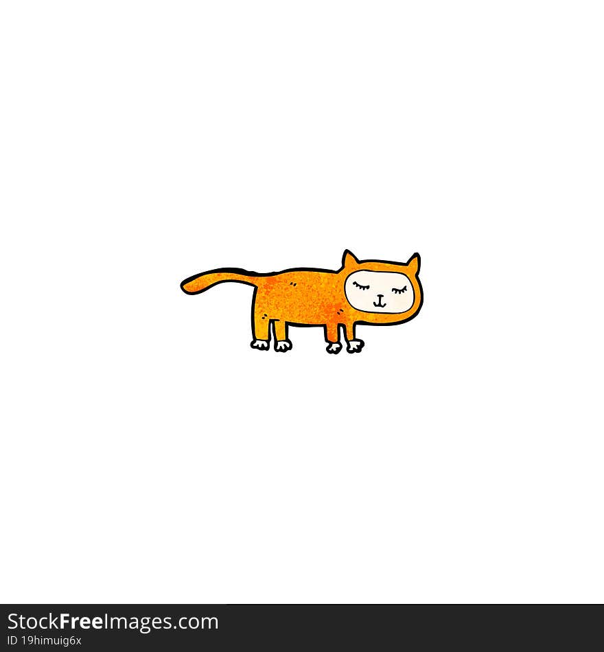 funny cartoon cat