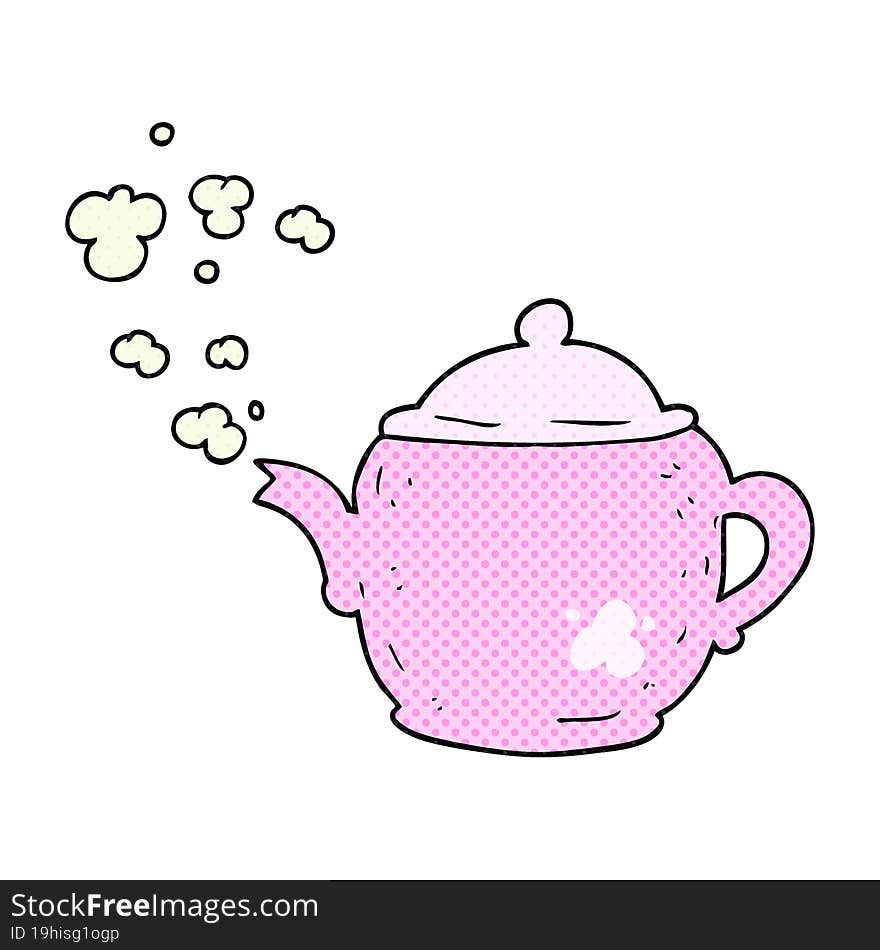 Cartoon Teapot