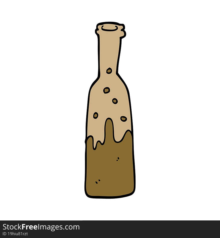 Cartoon Doodle Bottle Of Pop