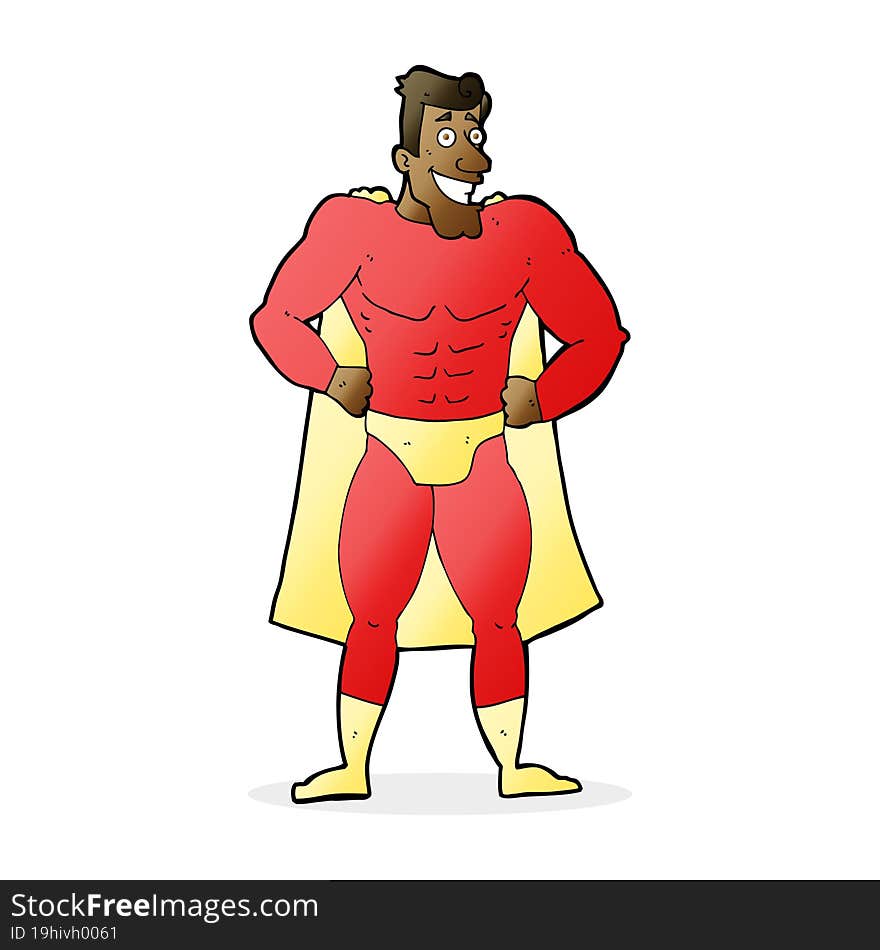 Cartoon Superhero