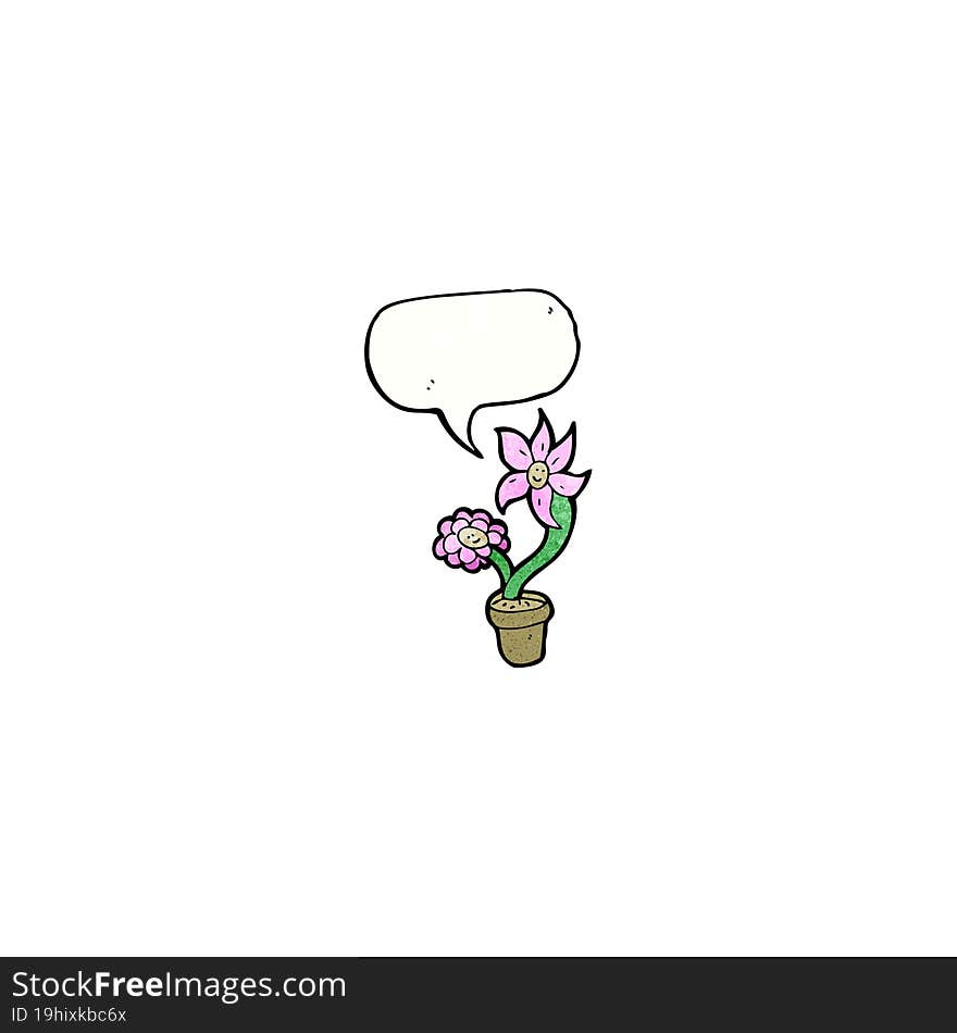 Flower Pot Cartoon