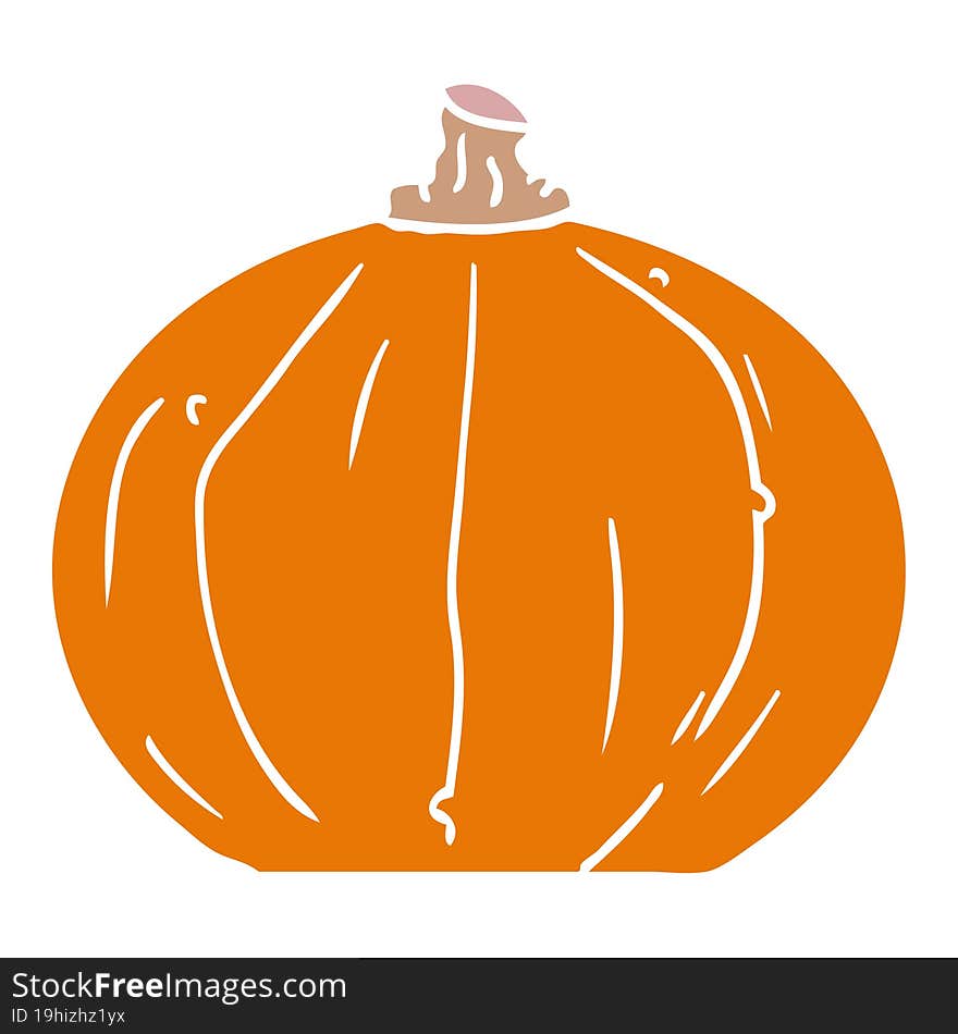 hand drawn cartoon doodle of a pumpkin