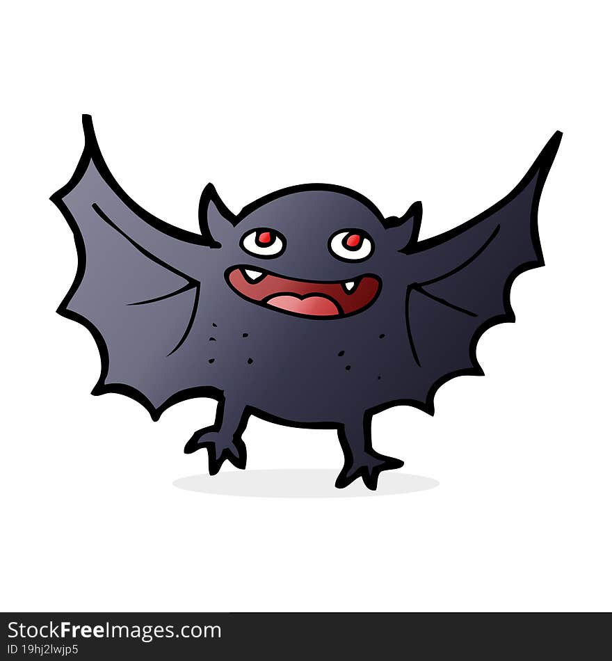 Cartoon Vampire Bat