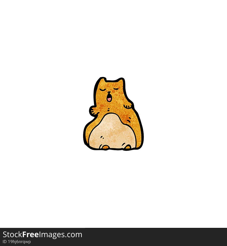 cartoon fat cat