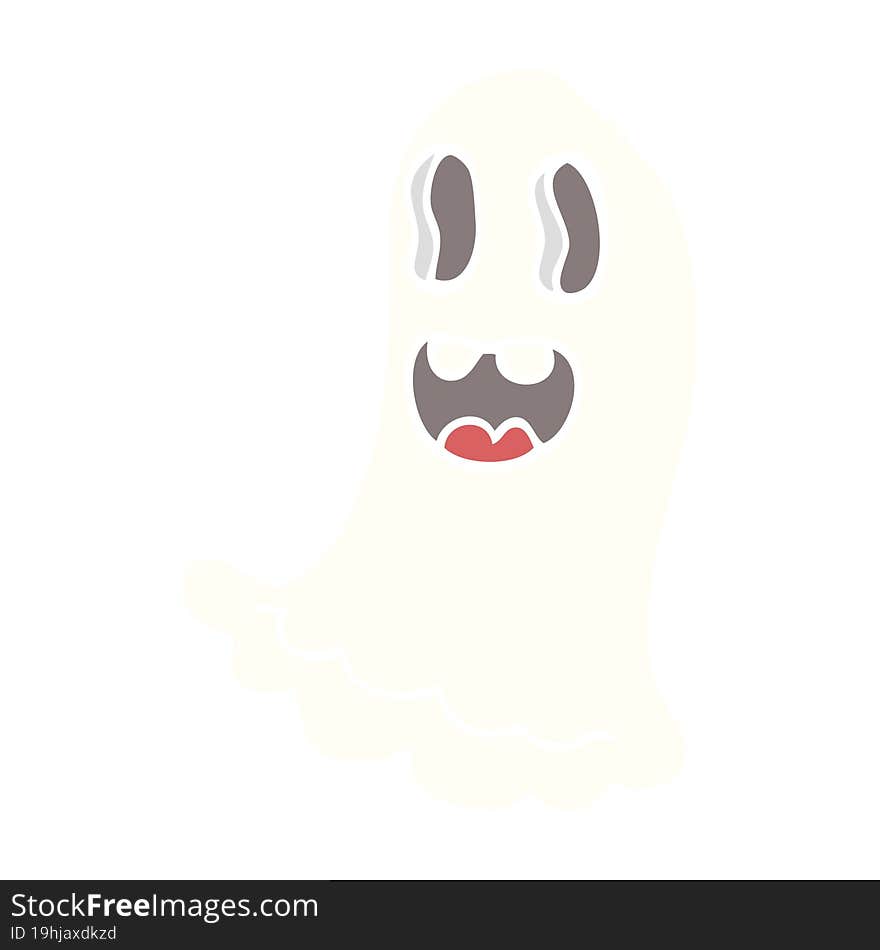 Cartoon Doodle Spooky Ghost