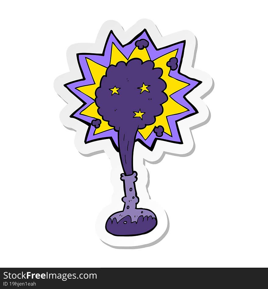 Sticker Of A Cartoon Potion