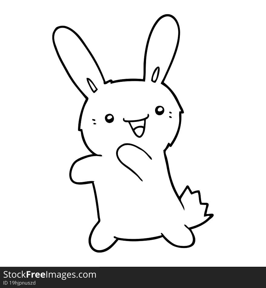 cartoon rabbit