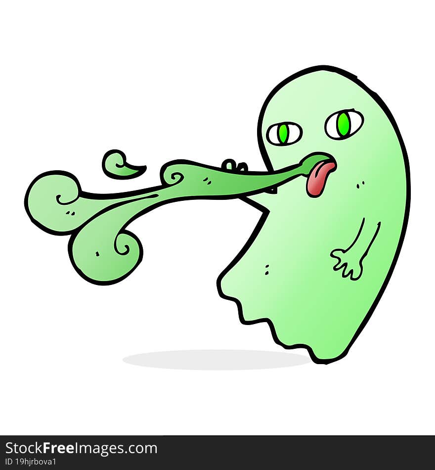 Funny Cartoon Ghost