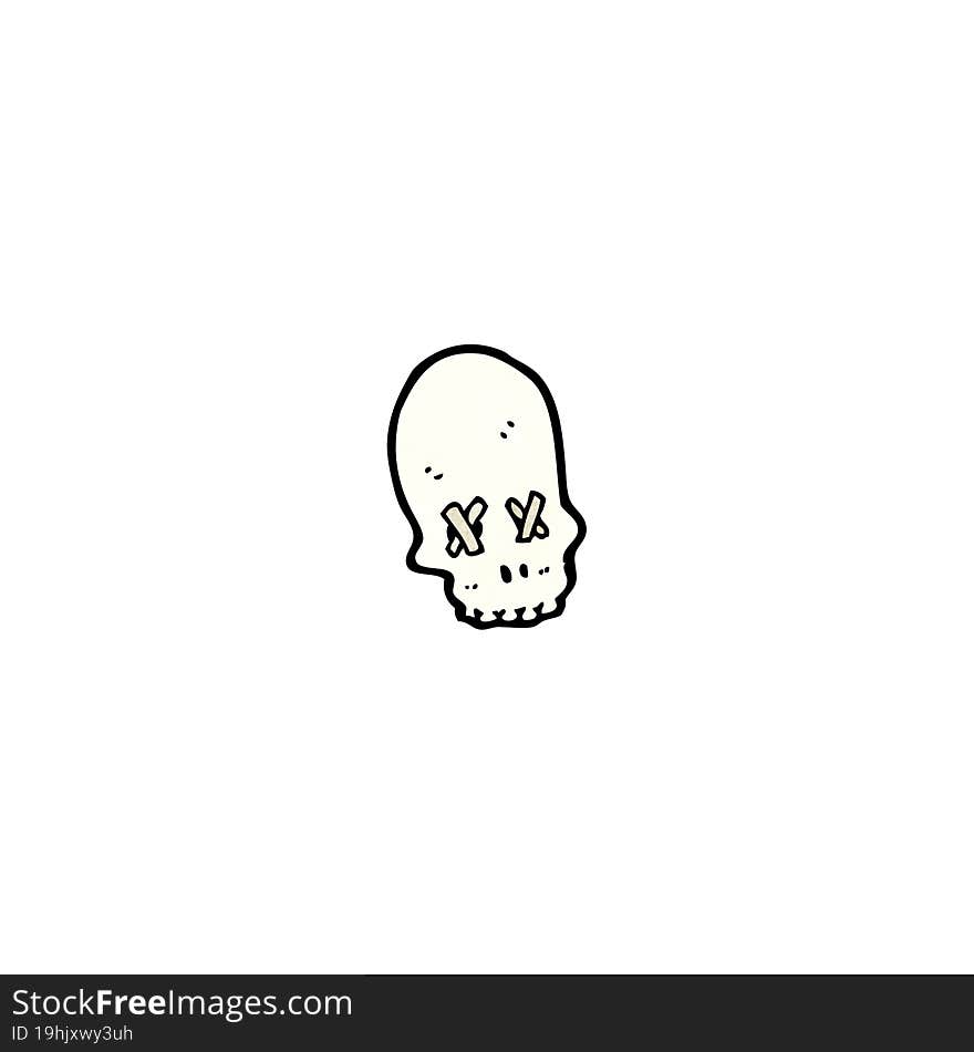 spooky skull symbol