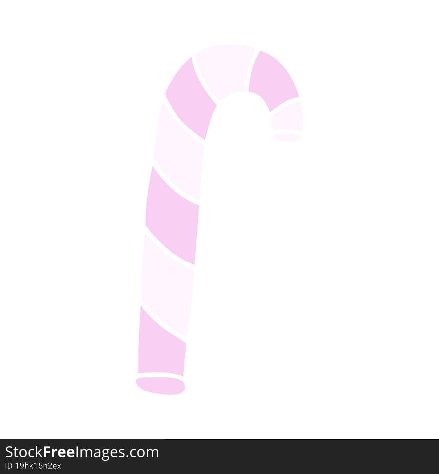 cartoon doodle pink candy canes