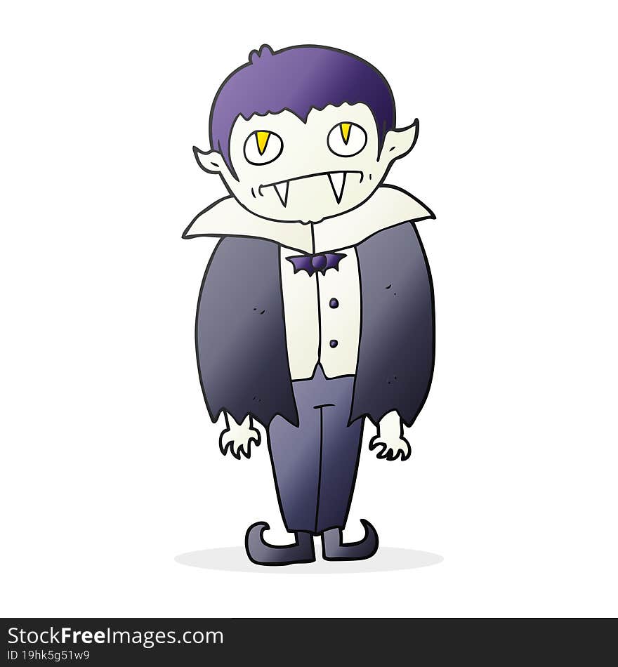 Cartoon Vampire Boy