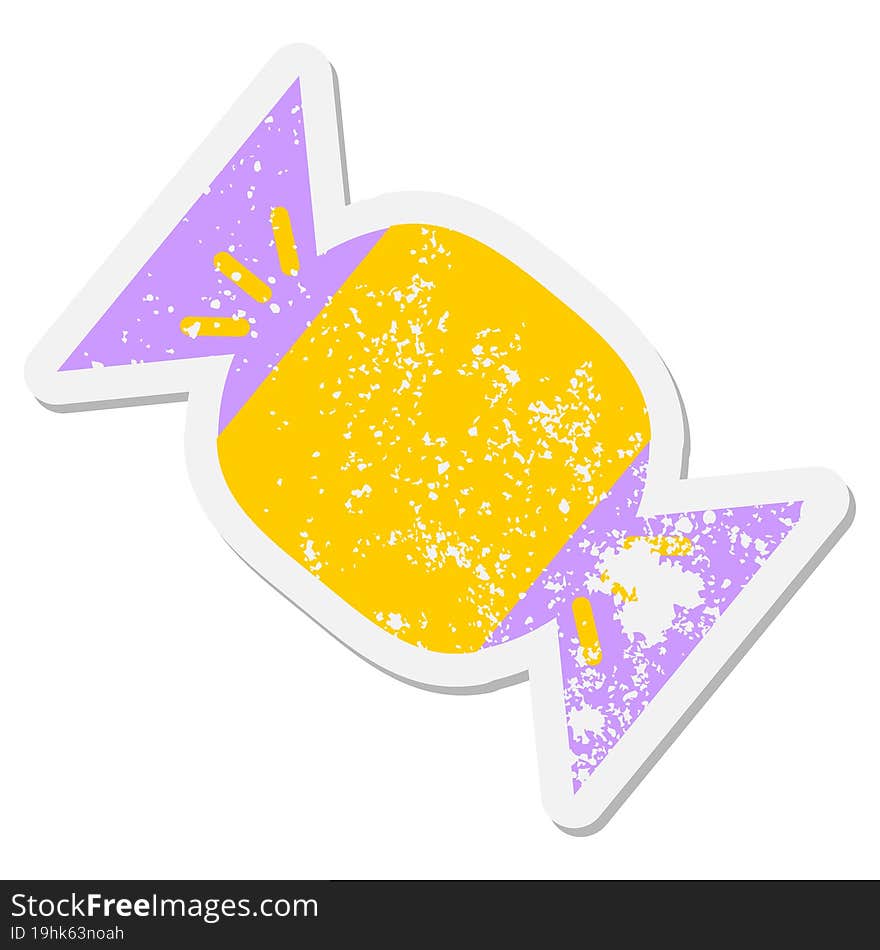 halloween candy grunge sticker