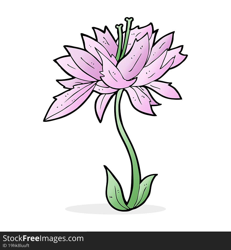 cartoon flower