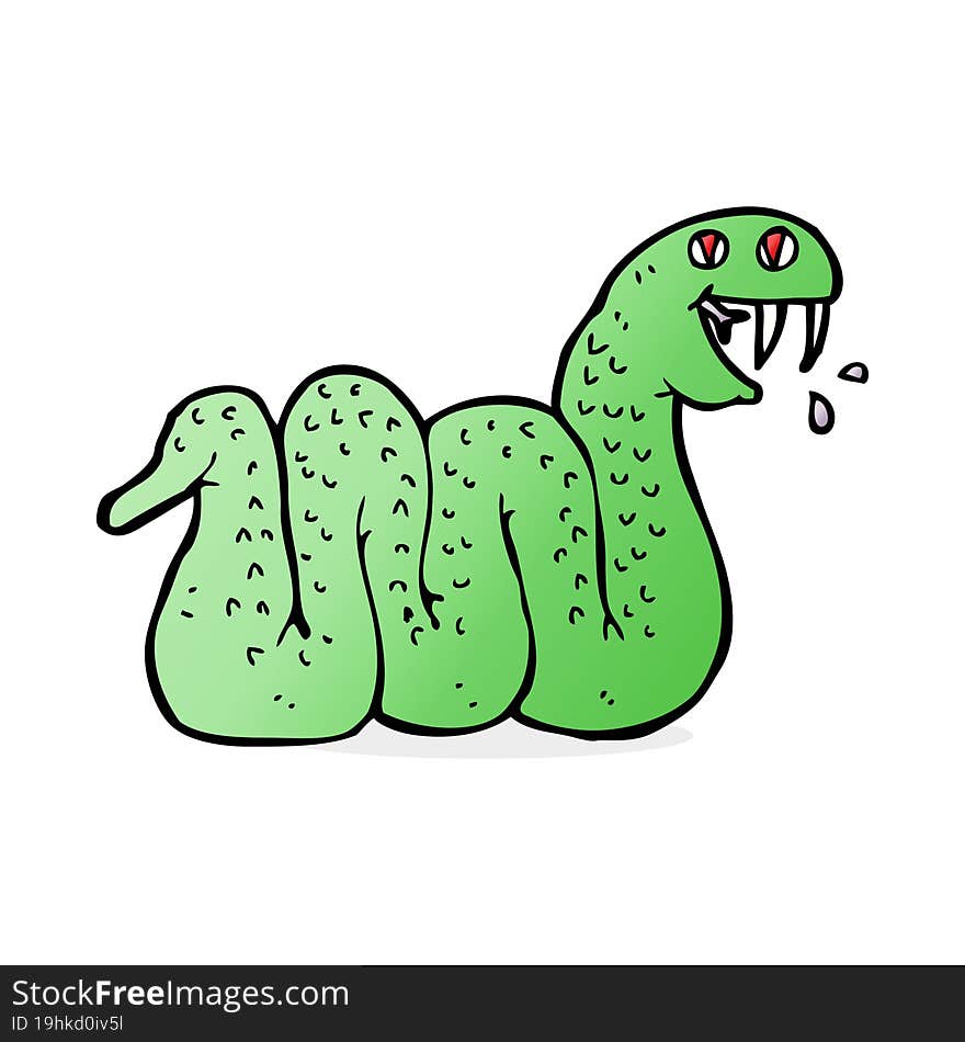 cartoon snake