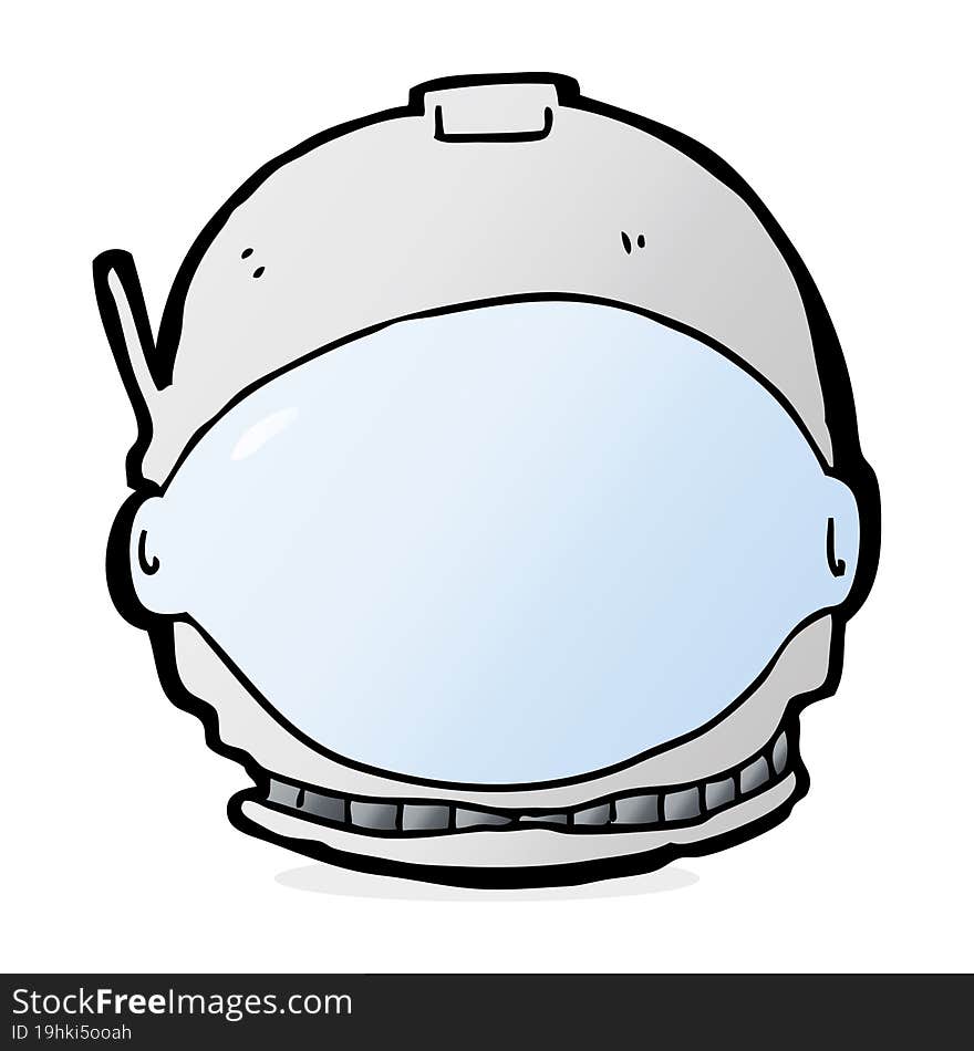 cartoon astronaut face