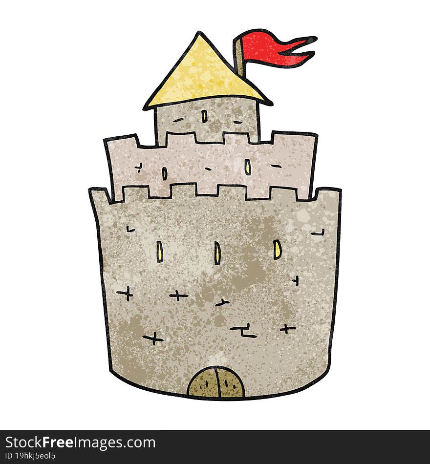 Textured Cartoon Castle