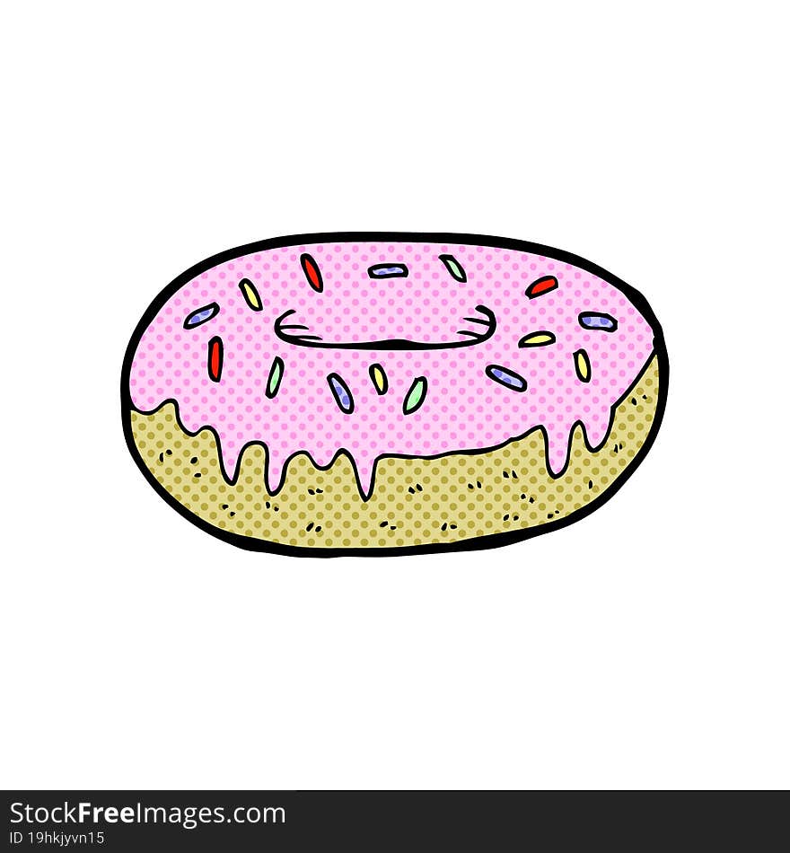 cartoon donut