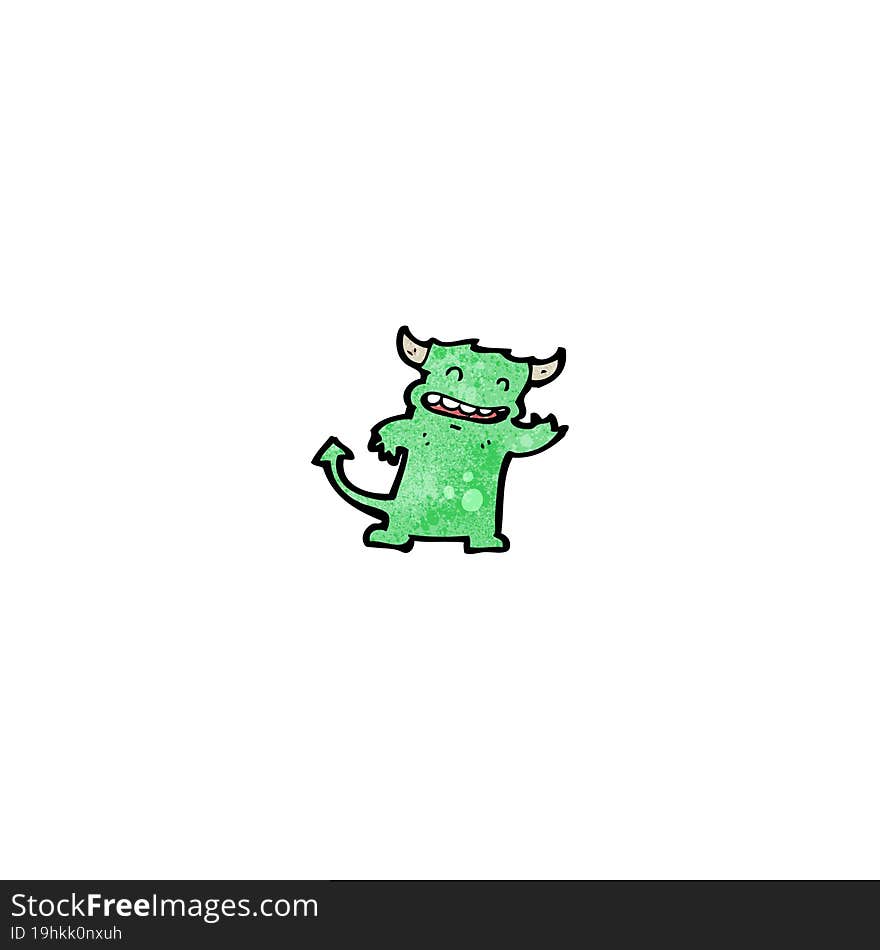 cartoon little imp