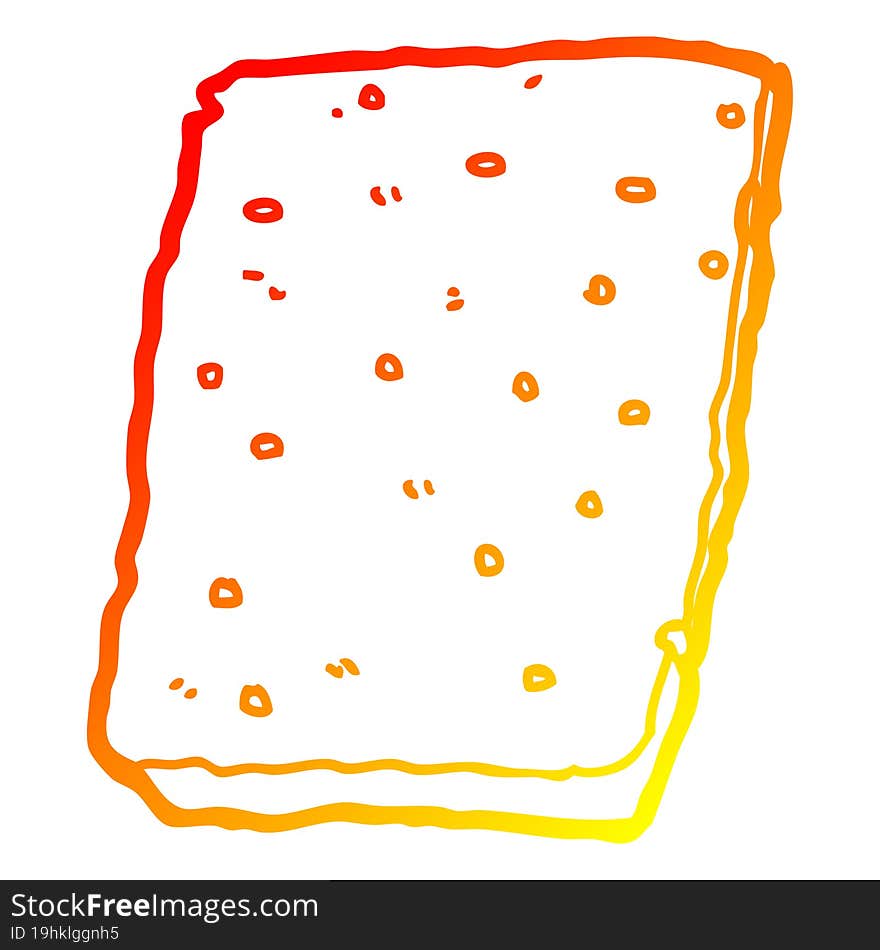 warm gradient line drawing cartoon flapjack