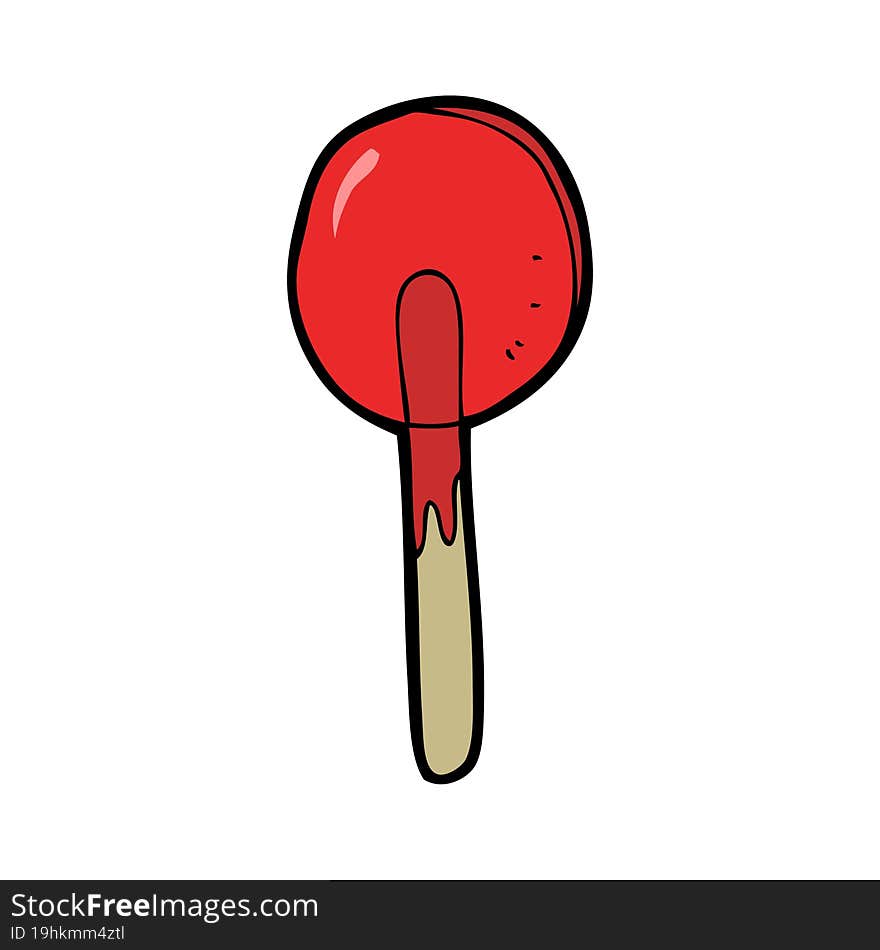 cartoon candy lolipop